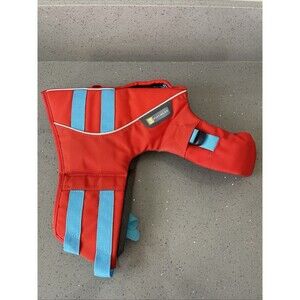 Ruffwear Float Coat Dog Life Jacket Swimming Vest Orange Size S With Handle EUC